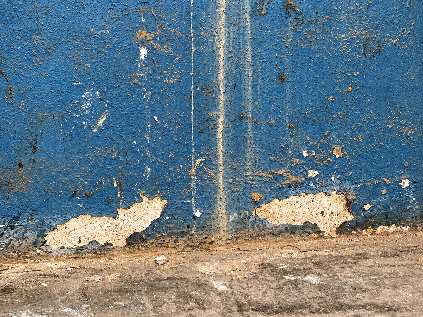 Pintura desconchada - Humedad por capilaridad